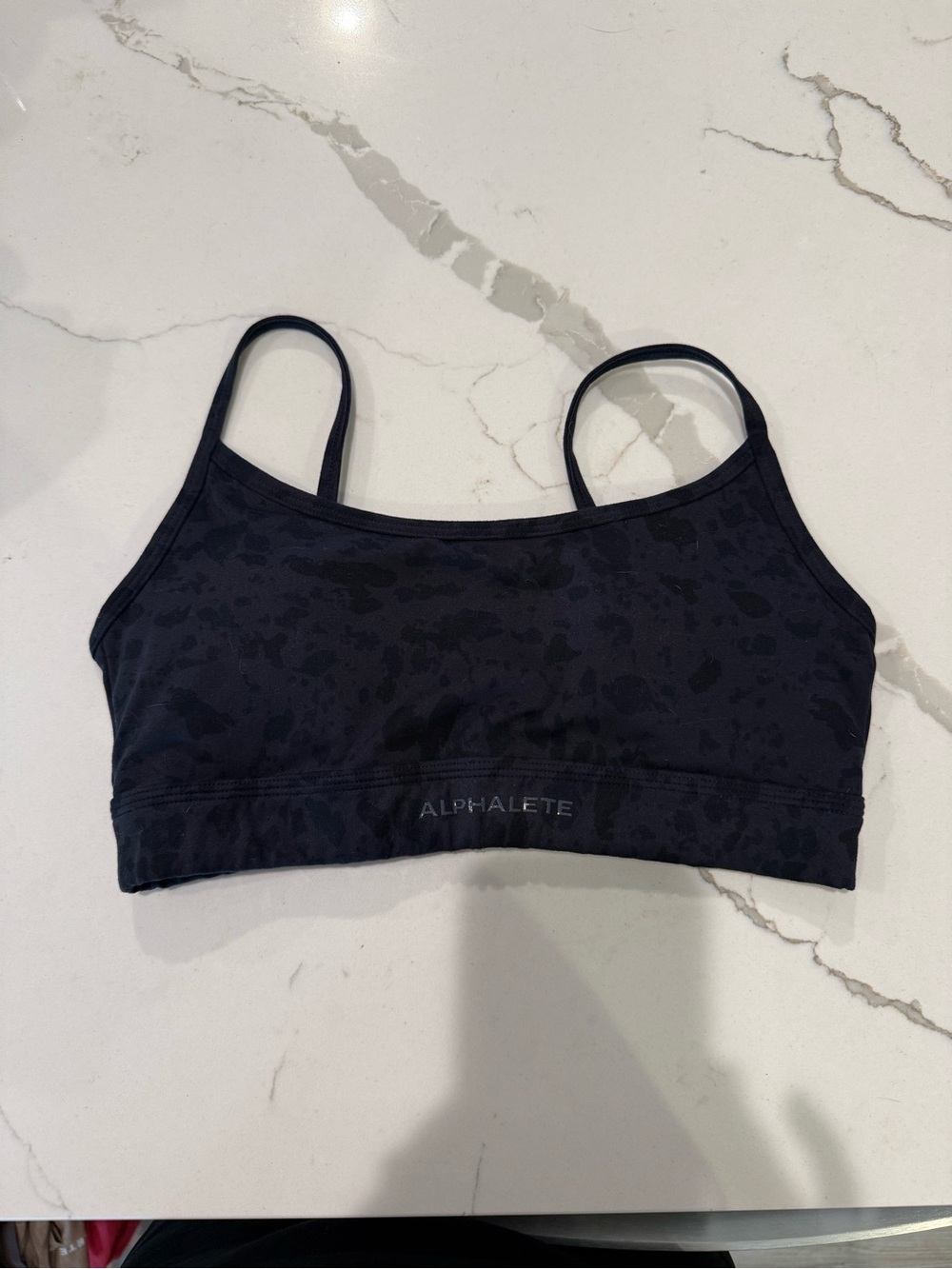 Alphalete Black Spotted Sports Bralette